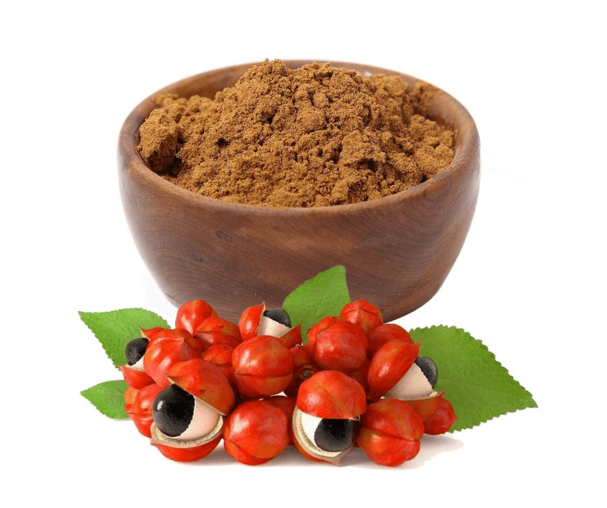 Guarana gyümölcsök a gigant gélben